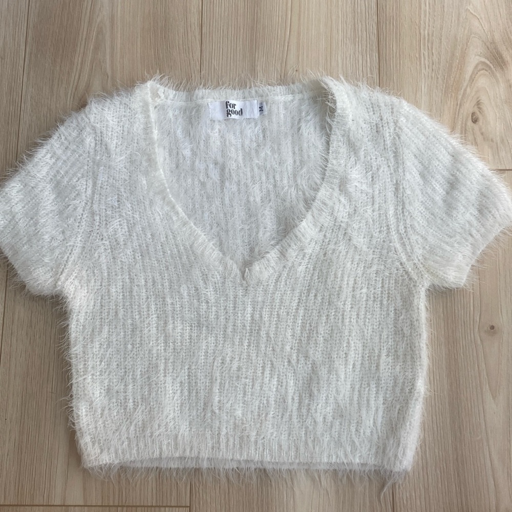 White Sweater Top